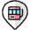 Style Three Pin Slot Machine Icon from Ultimate Colors Set