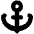 Anchor Icon from Plump Solid Set