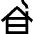 Cabin Icon from Sharp Line Set