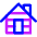 Cabin Icon from Core Neon Set