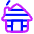 Cabin Icon from Plump Neon Set