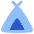 Camping Tent Icon from Plump Flat Set