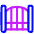 Closed Gate Icon from Plump Neon Set