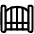 Closed Gate Icon from Plump Line Set