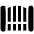 Closed Gate Icon from Plump Solid Set