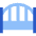 Closed Gate Icon from Sharp Flat Set