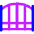 Closed Gate Icon from Core Neon Set