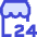 Convenience Store Icon from Sharp Duo Set