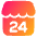 Convenience Store Icon from Plump Gradient Set