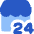Convenience Store Icon from Core Flat Set