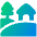 Countryside Icon from Plump Gradient Set