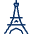 Eiffel Tower icon - Free transparent PNG, SVG. No sign up needed.