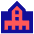 Government Building 1 Icon from Sharp Pop Set