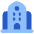 Government Building 1 Icon from Plump Flat Set