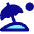Holiday Vacation Beach Umbrella Icon from Core Pop Set