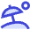 Holiday Vacation Beach Umbrella Icon from Sharp Duo Set