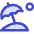 Holiday Vacation Beach Umbrella Icon from Core Duo Set