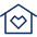 Home Heart icon - Free transparent PNG, SVG. No sign up needed.