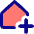 House Add Home Icon from Core Pop Set