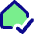 House Confirm Check Home Icon from Core Pop Set