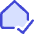 House Confirm Check Home Icon from Core Duo Set