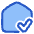 House Confirm Check Home Icon from Plump Duo Set