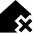 House Delete Home Icon from Sharp Solid Set