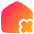 House Delete Home Icon from Plump Gradient Set