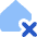 House Delete Home Icon from Core Flat Set