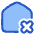 House Delete Home Icon from Plump Duo Set