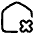 House Delete Home Icon from Plump Line Set