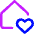 House Family Home Icon from Core Neon Set