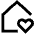House Family Home Icon from Sharp Line Set