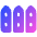 House Fence Icon from Plump Gradient Set