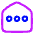 House Option Icon from Plump Neon Set