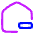 House Remove Home Icon from Plump Neon Set