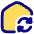House Wifi Home Sync Icon from Plump Pop Set