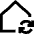 House Wifi Home Sync Icon from Sharp Line Set