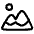 Mountain Icon from Plump Line Set