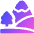 National Park Icon from Plump Gradient Set