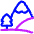 National Park Icon from Plump Neon Set