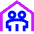 Neighbour Icon from Sharp Neon Set