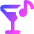 Nightlife Karaoke Bar Icon from Core Gradient Set