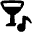 Nightlife Karaoke Bar Icon from Plump Solid Set