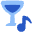 Nightlife Karaoke Bar Icon from Plump Flat Set