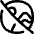 No Environments Slash Circle Icon from Flex Line Set