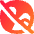 No Environments Slash Circle Icon from Flex Gradient Set