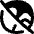 No Environments Slash Circle Icon from Flex Remix Set