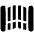 Open Gate Icon from Plump Solid Set