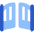 Open Gate Icon from Core Flat Set
